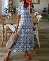 Ottilie | Flowing Bohemian Maxi Dress
