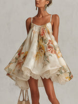 Tabitha | Blossom Trapeze Mini Dress