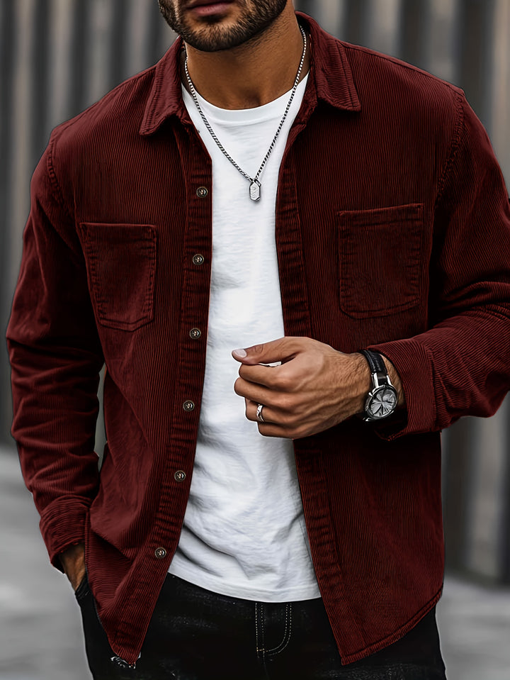 Dalton | Textured Ribbed Overshirt