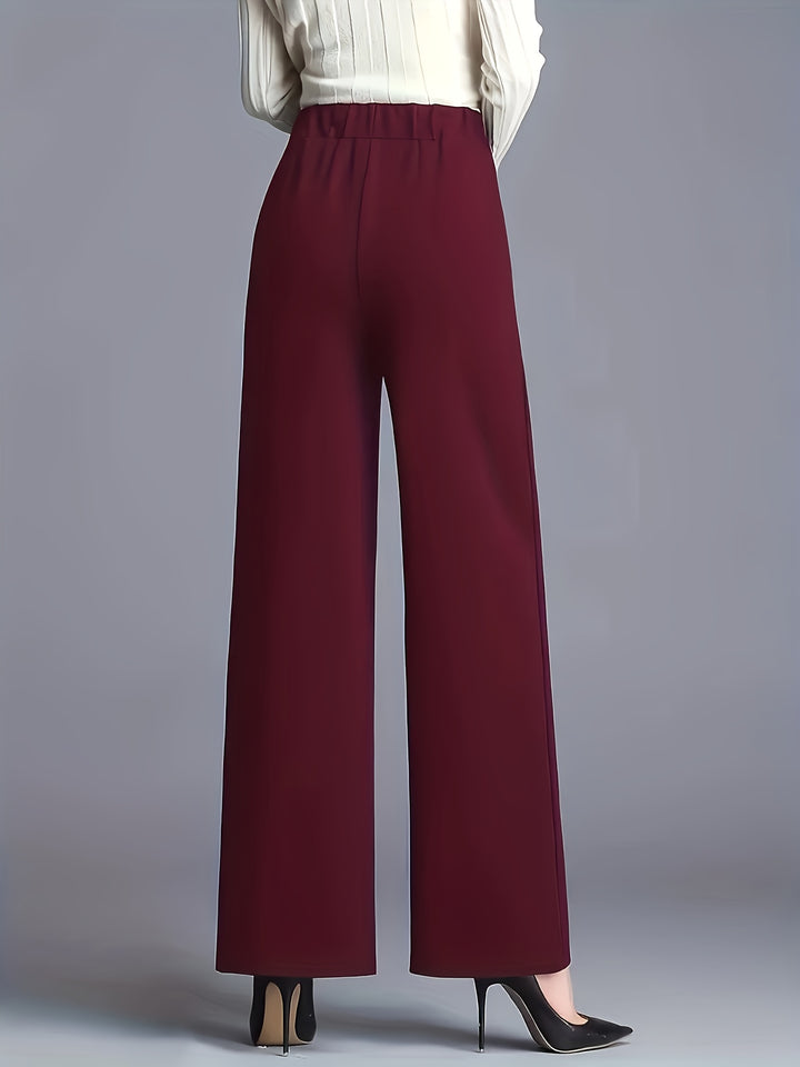Emmeline | High-Waisted Wide-Leg Trousers