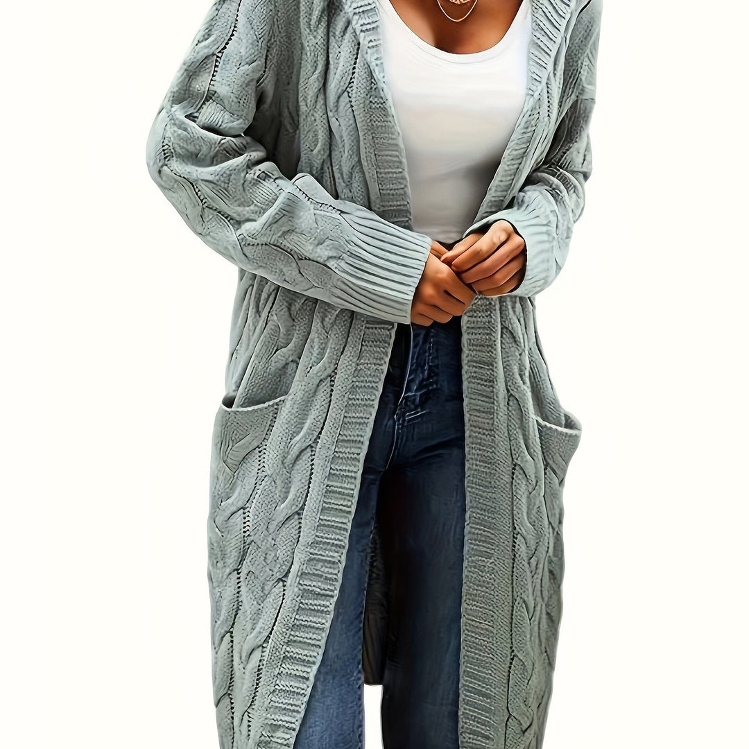 Rosanna | Longline Cable-Knit Cardigan