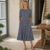 Bridgette | Effortless Floral Midi Dress