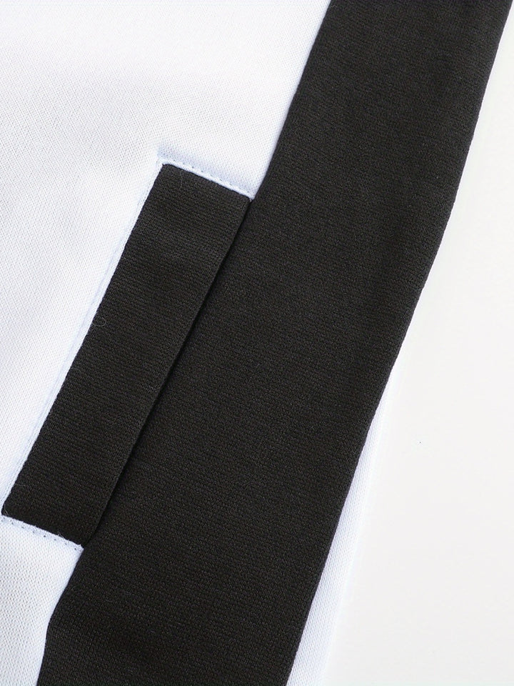 Carter | Colour Block Hooded Zip Jacket