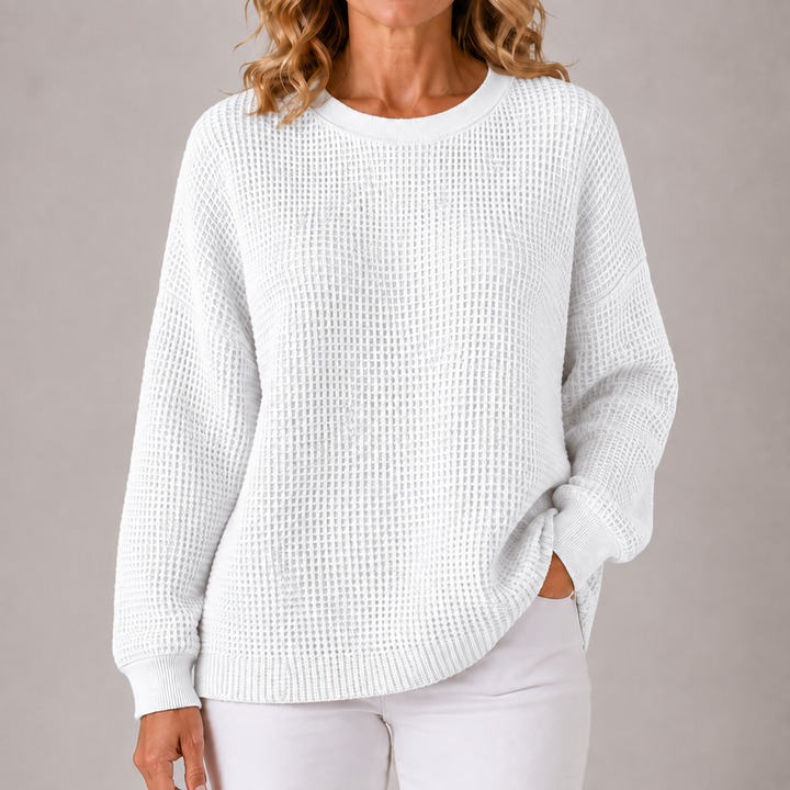 Sasha | Relaxed Waffle-Textured Sweater