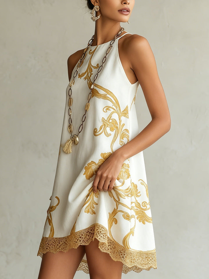 Guinevere | Elegant Sleeveless Mini Dress