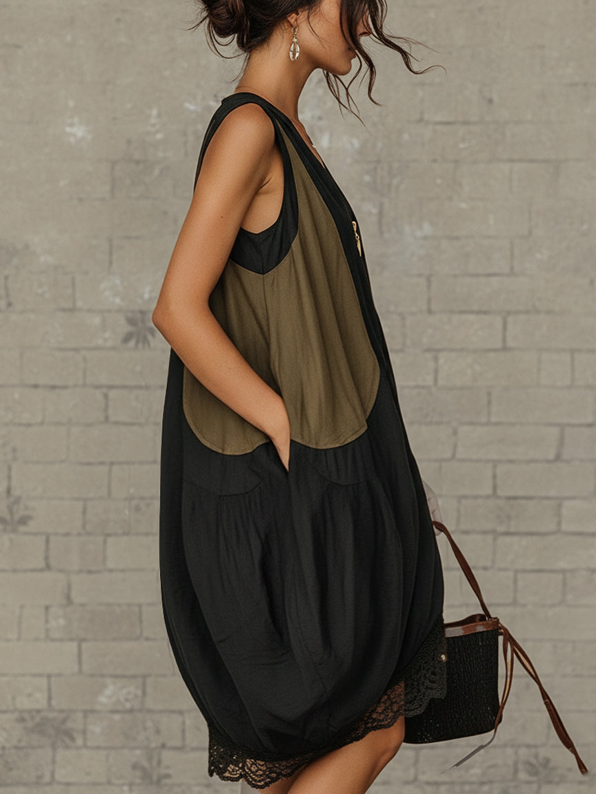 Nora | Flowing Zip-Front Dress