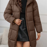 Valentina | Longline Hooded Puffer Coat