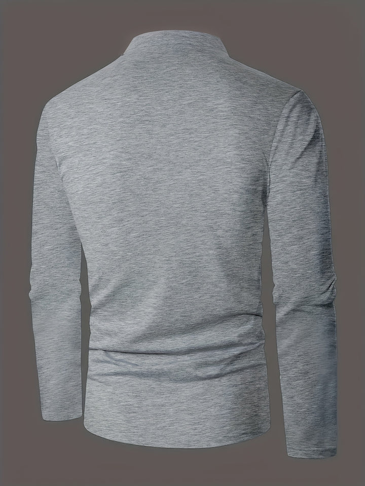 Clayton | Refined Long-Sleeve Polo Shirt