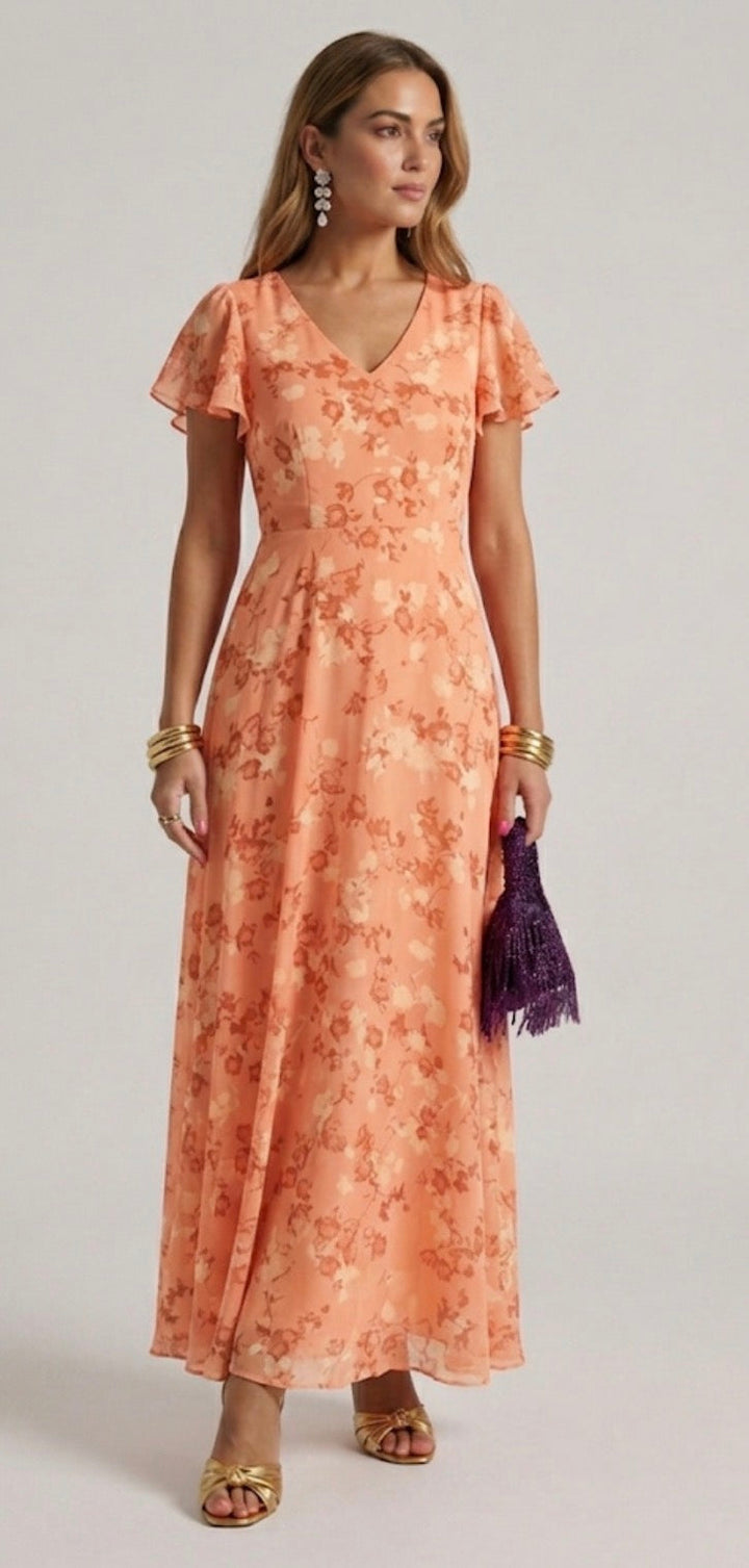 Juliet | Flowing Floral Maxi Dress