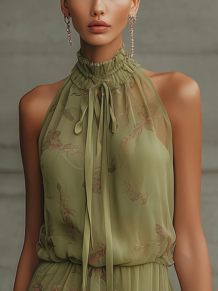 Millicent | Floral Fringe-Hem Mini Dress