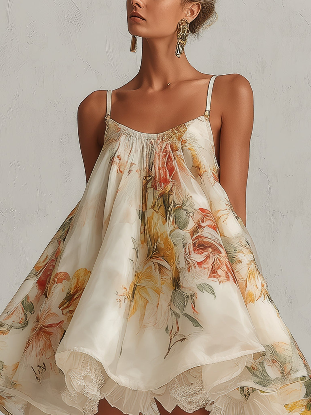 Tabitha | Blossom Trapeze Mini Dress