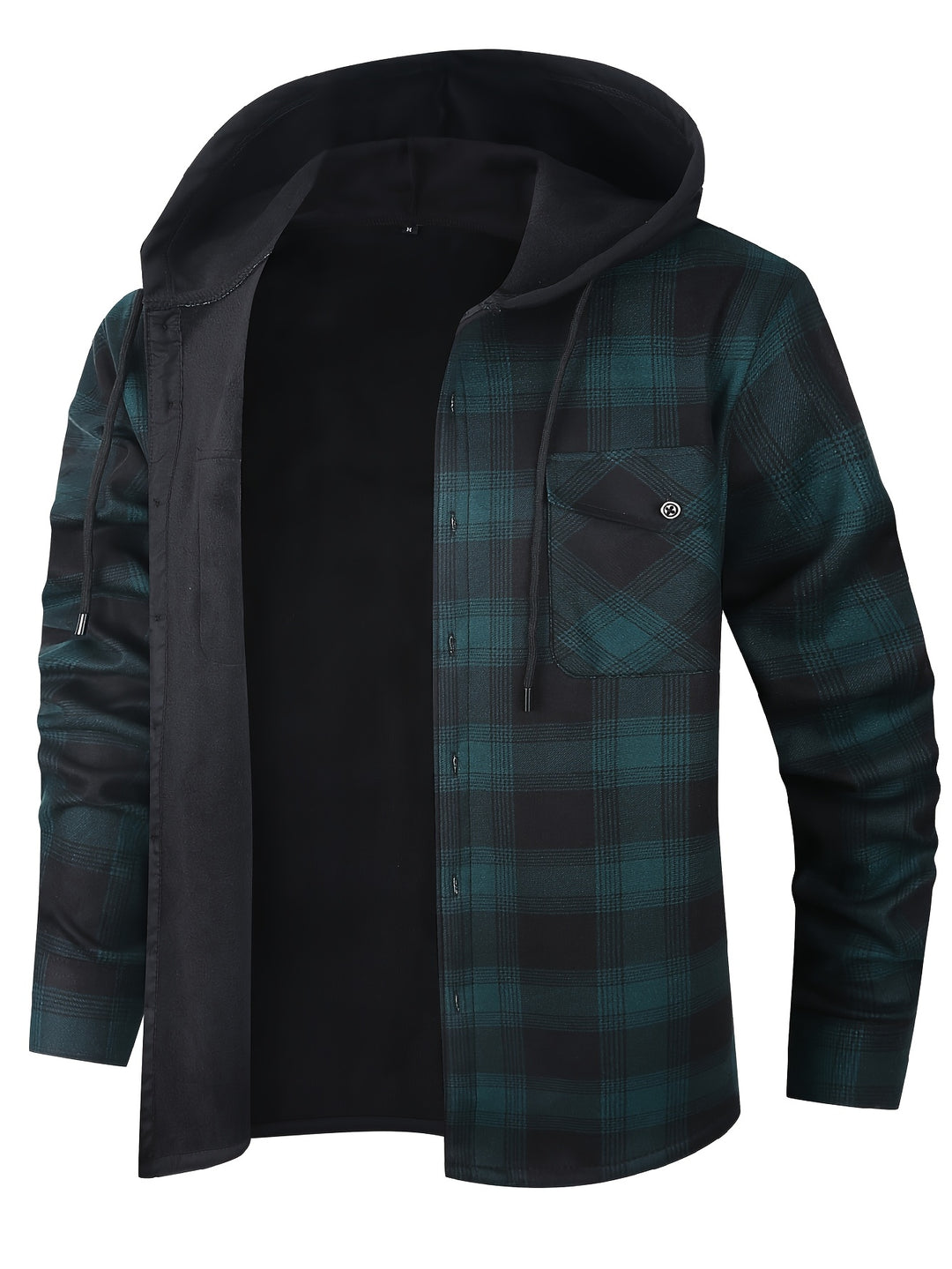 Reuben | Hooded Checked Shirt Jacket