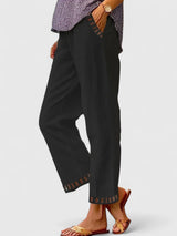 Mallory | Cropped Wide-Leg Trousers