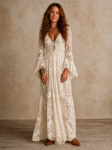 Verona | Bohemian Bell-Sleeve Maxi Dress