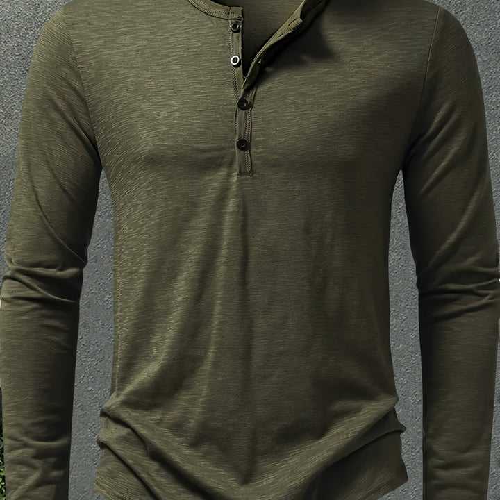 Marshall | Refined Long-Sleeve Henley