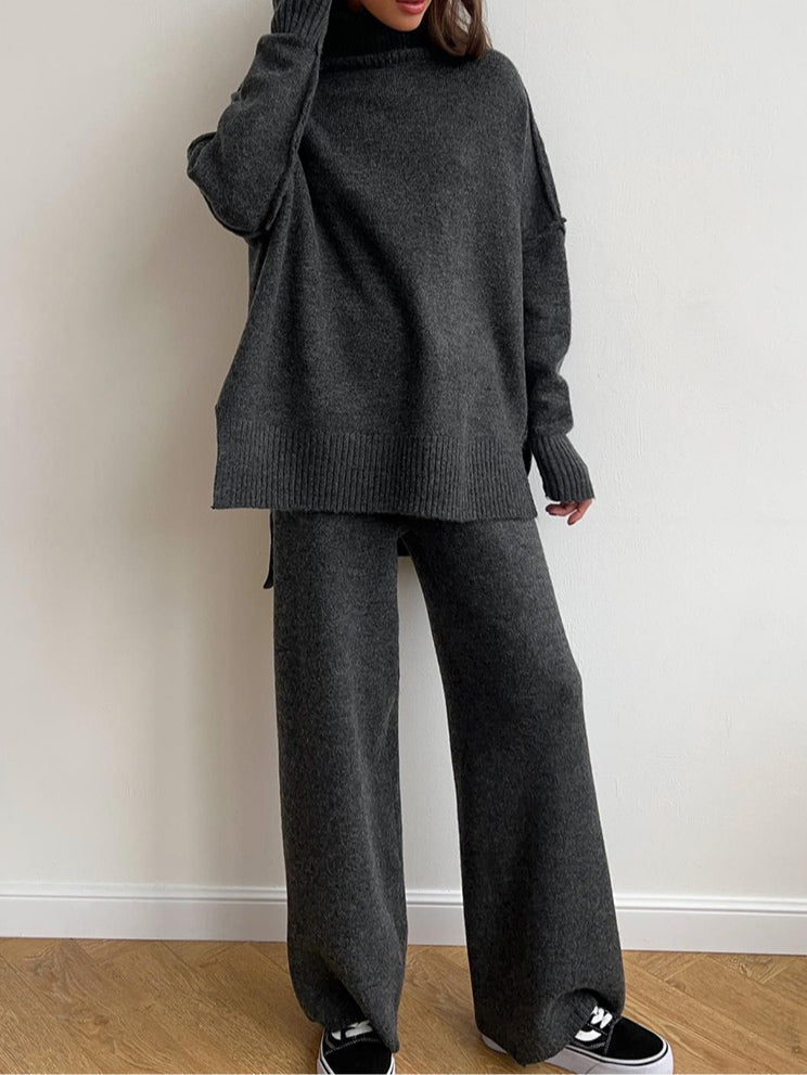 Eliana | Relaxed High-Neck Two-Piece Set