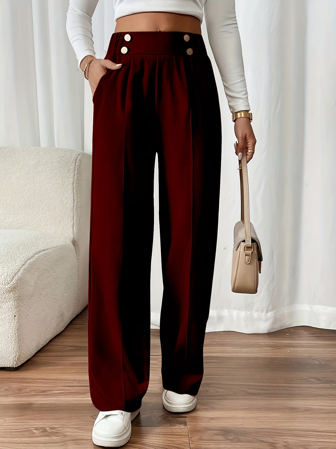 Amelia | Tailored Straight-Leg Trousers