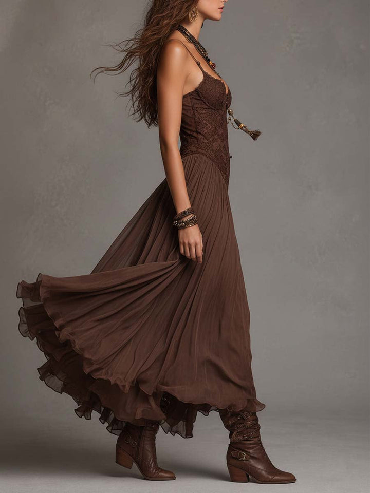 Corabelle | Boho Flowing Maxi Dress