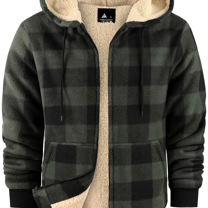 Graham | Hooded Plaid Shirt Jacket