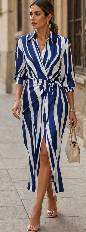 Eloise | Printed Wrap Dress