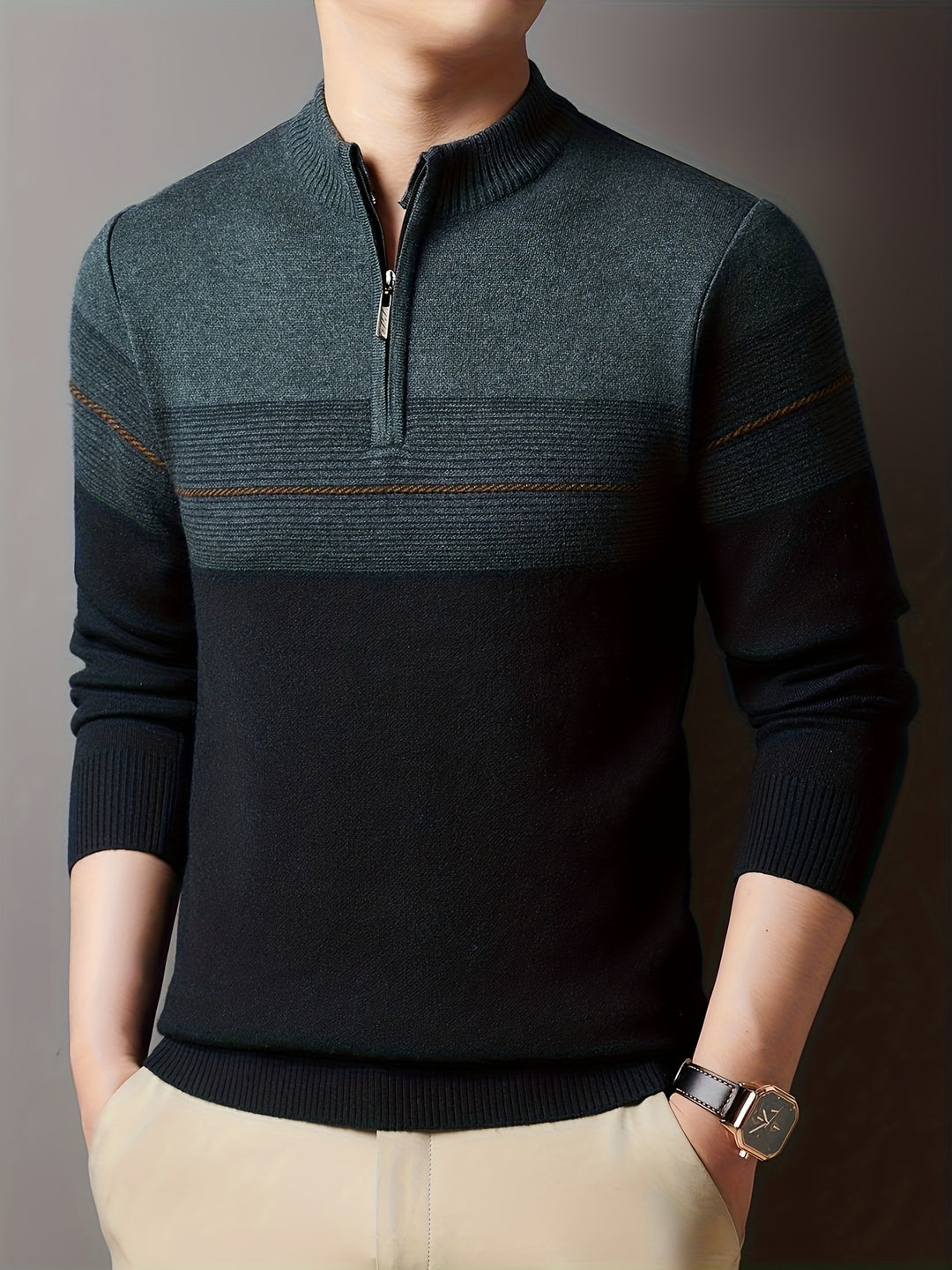 Redmond | Half-Zip Mock Neck Jumper