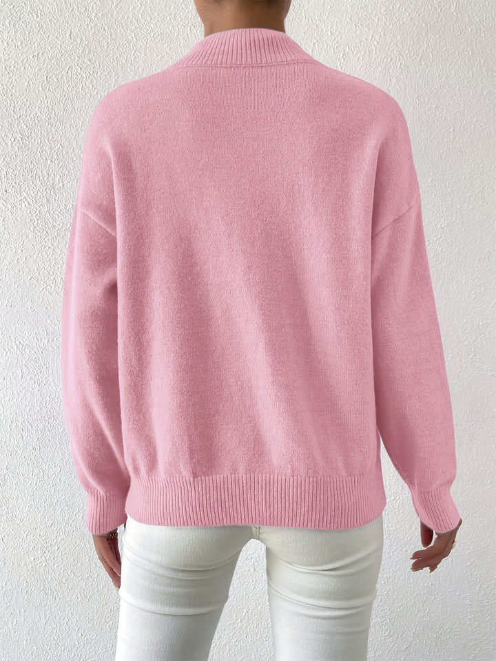 Sloane | Relaxed Mock Neck Jumper