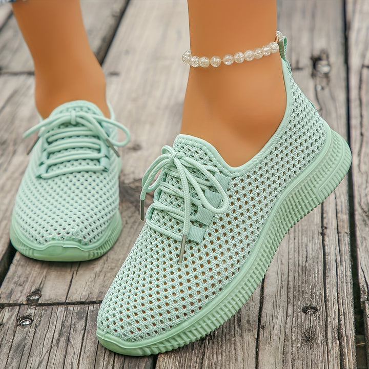 Freya | Breathable Woven Slip-On Sneakers