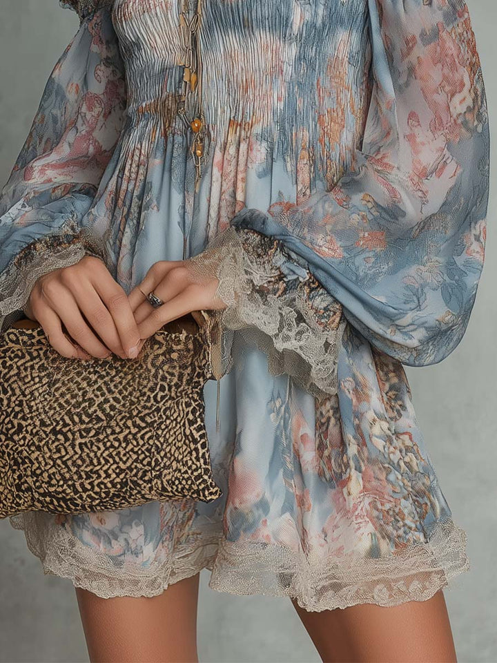 Mireille | Off-Shoulder Floral Mini Dress