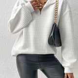 Elspeth | Relaxed Quarter-Zip Sweater