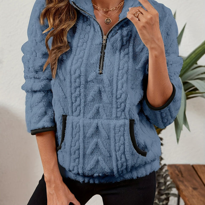 Juniper | Textured Half-Zip Pullover