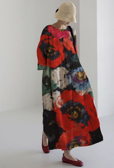 Liliana | Painterly Floral Maxi Dress