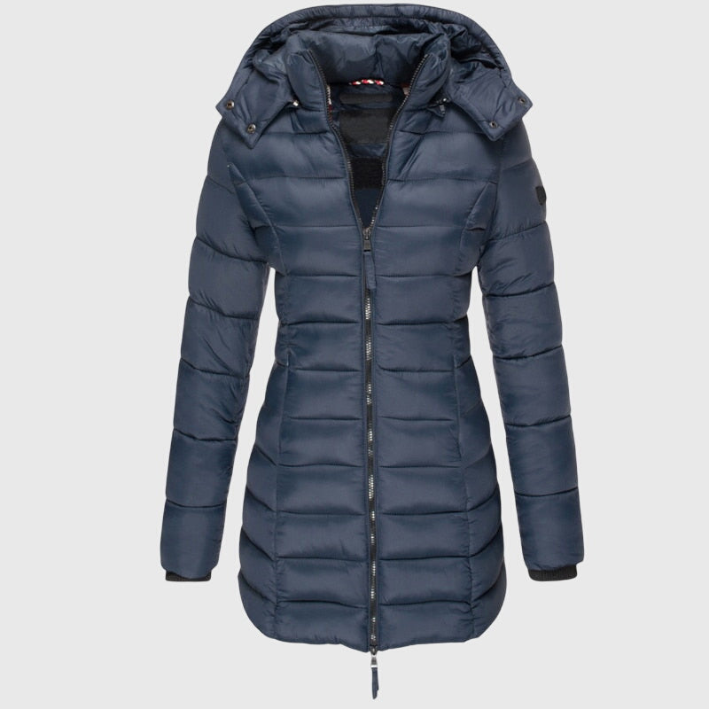 Lauren | Quilted Longline Coat