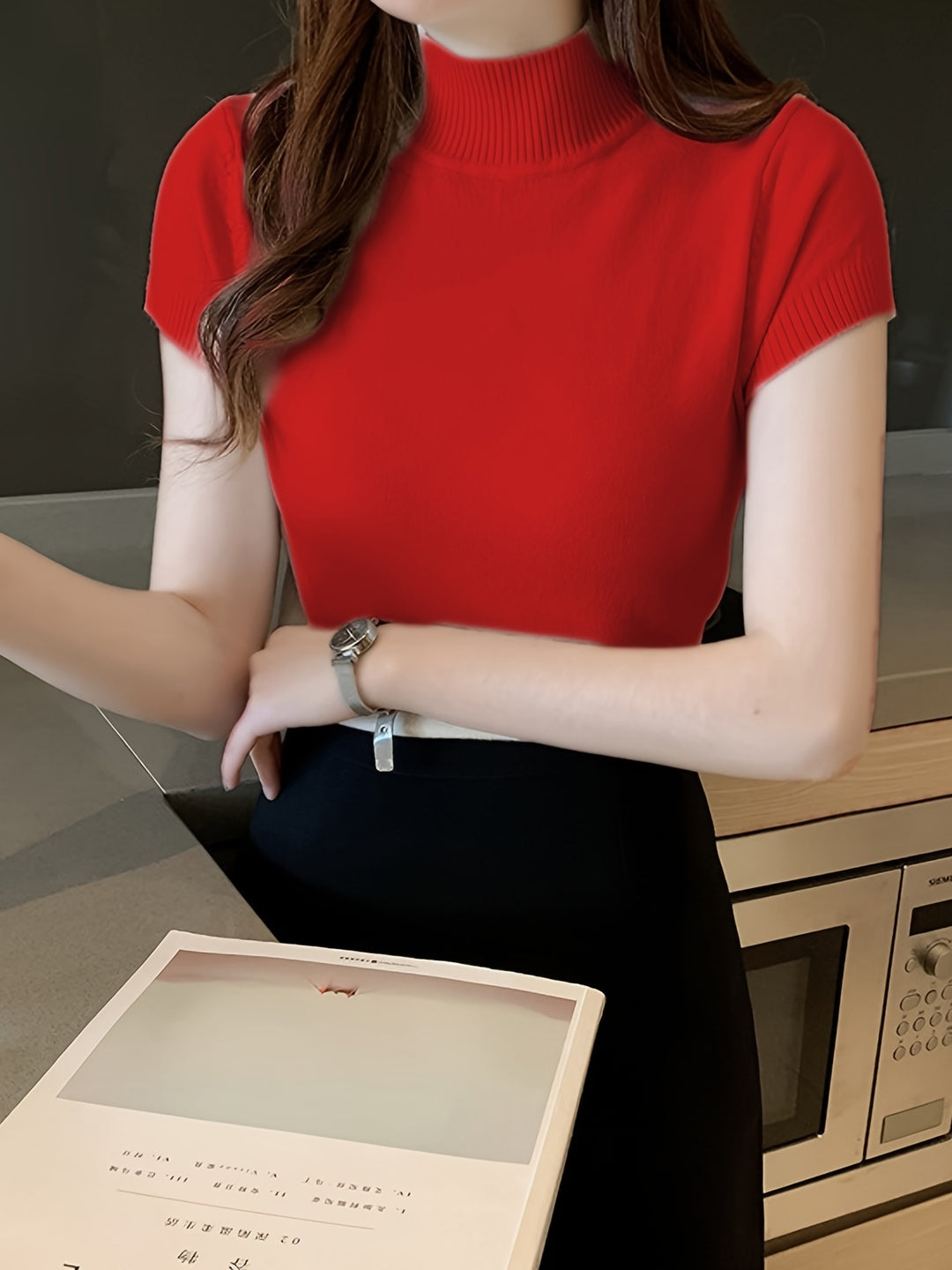 Louise | Refined Half-Neck Top