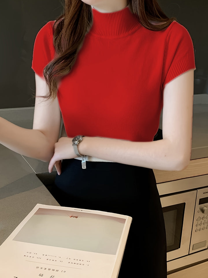 Louise | Refined Half-Neck Top