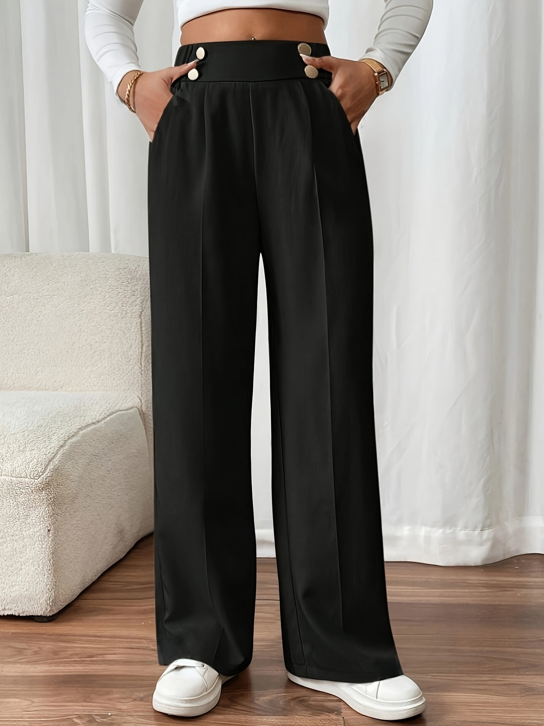 Amelia | Tailored Straight-Leg Trousers