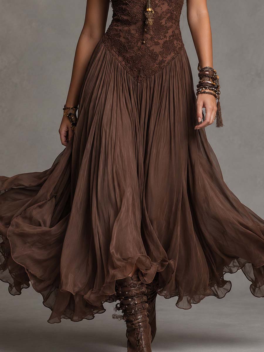 Corabelle | Boho Flowing Maxi Dress