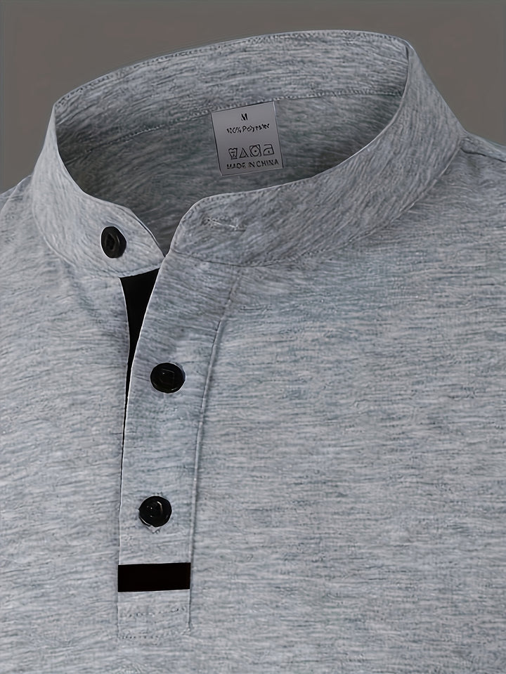 Clayton | Refined Long-Sleeve Polo Shirt