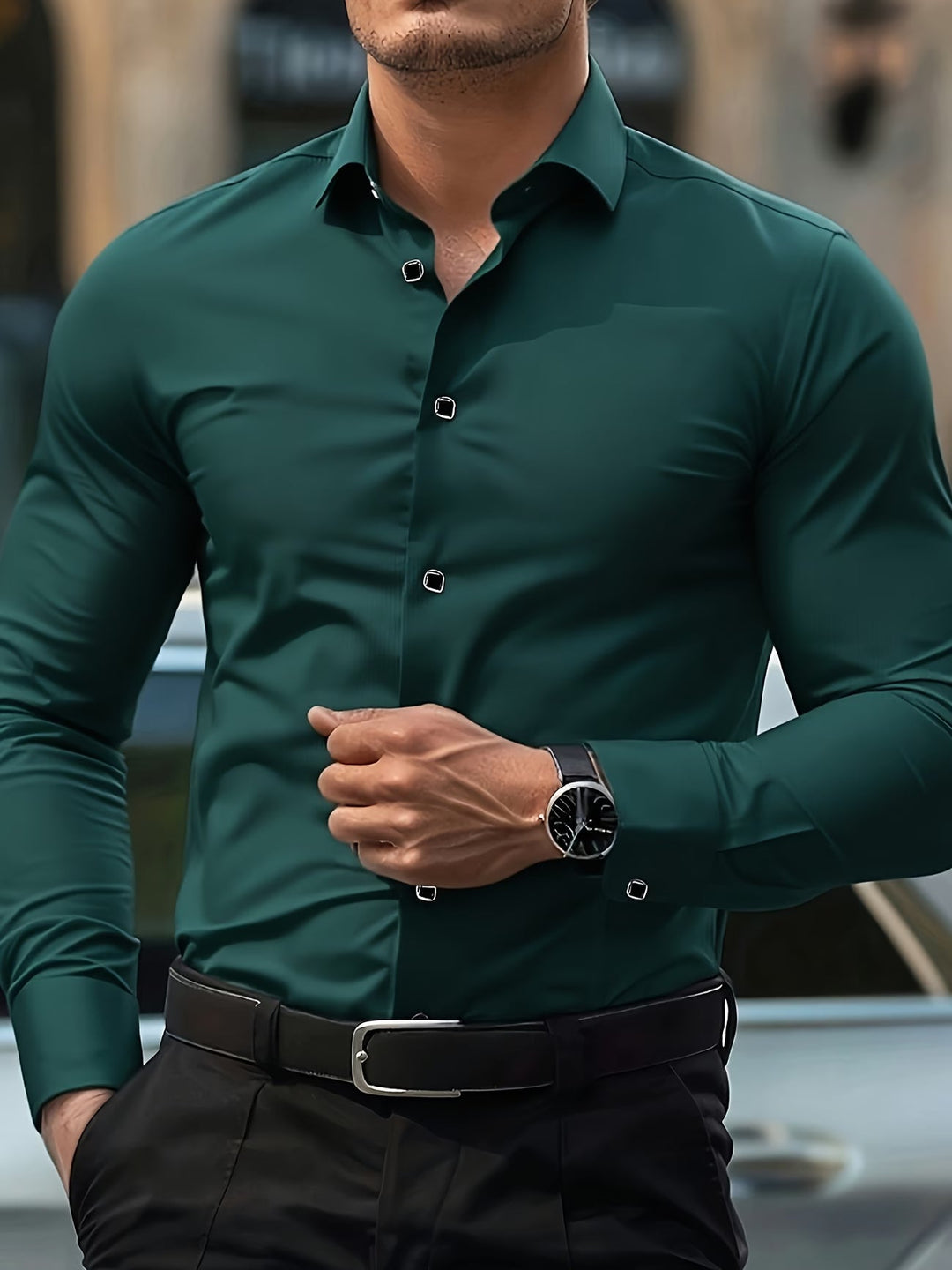 Alistair | Refined Long Sleeve Dress Shirt