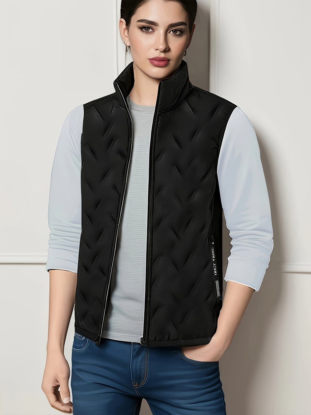Harvey | Cosy Stand-Collar Gilet
