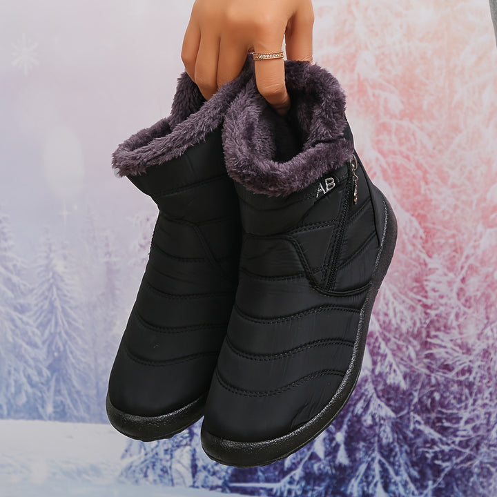 Noelle | Cosy Fleece-Lined Winter Ankle Boots