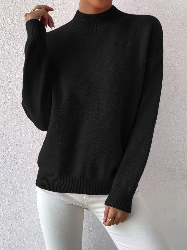 Sloane | Relaxed Mock Neck Jumper