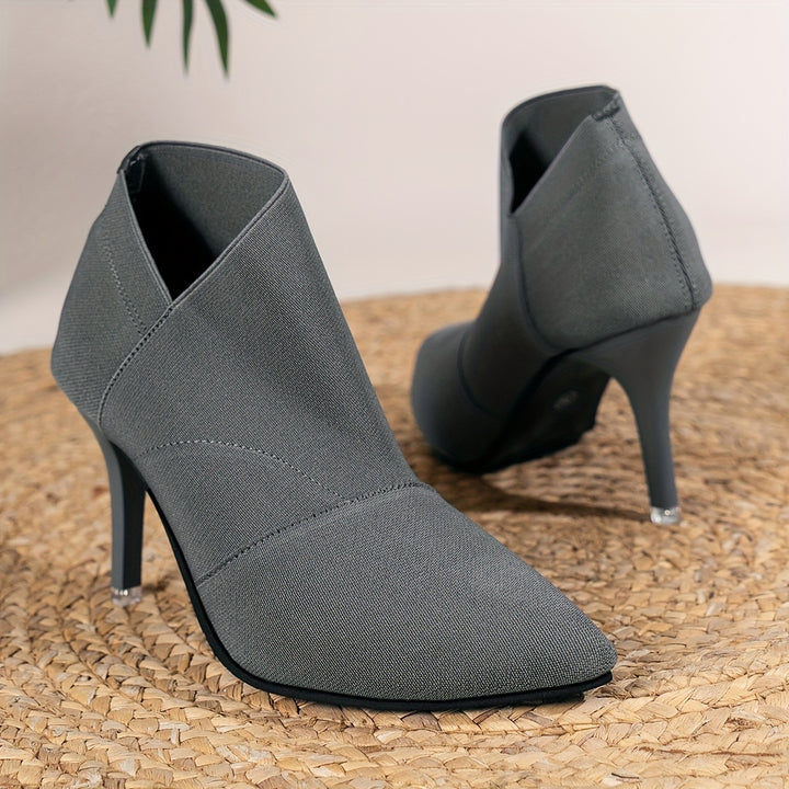 Priscilla | Pointed-Toe Stiletto Ankle Boots