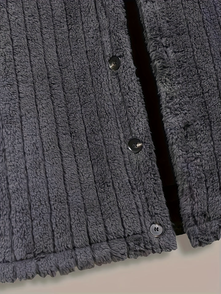 Rhett | Textured Button-Front Jacket