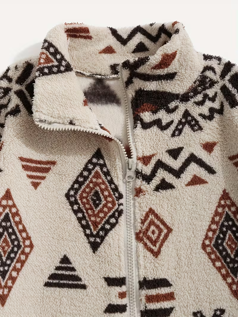Autumn | Southwestern Patterned Zip Jacket