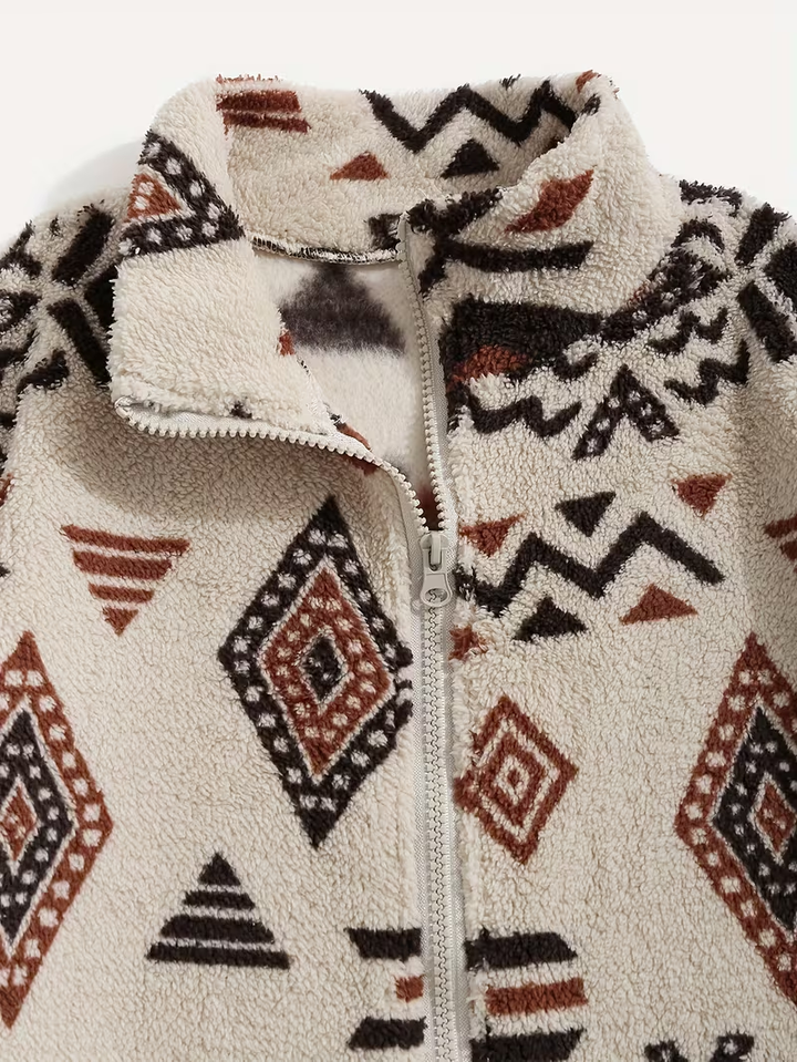 Autumn | Southwestern Patterned Zip Jacket