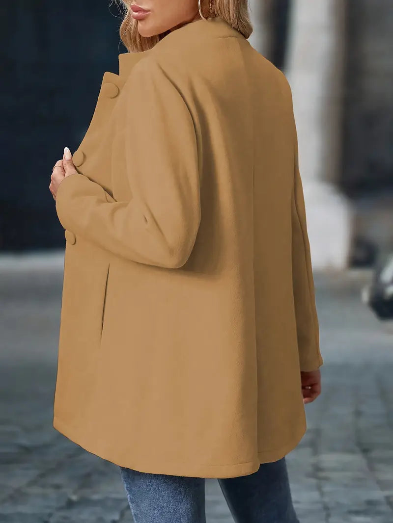 Florence | Elegant Stand-Collar Coat