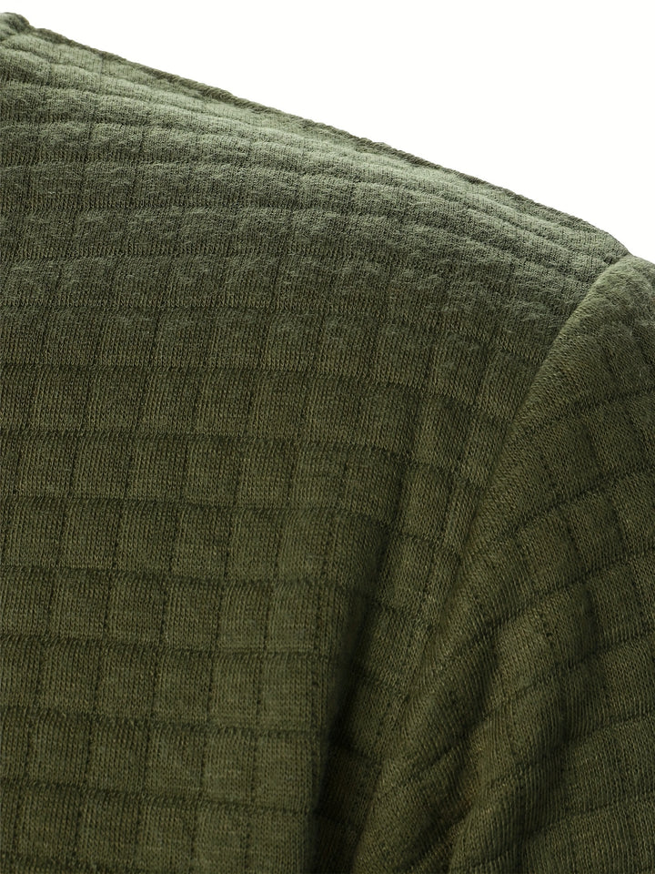 Spencer | Textured Zip-Up Bomber Jacket