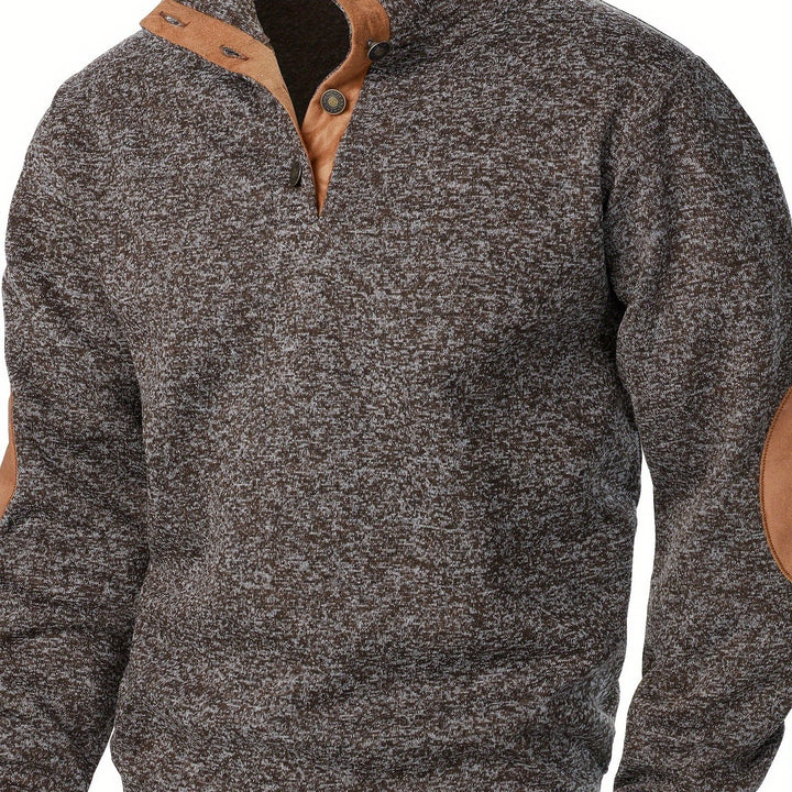 Wesson | Refined Button-Collar Pullover