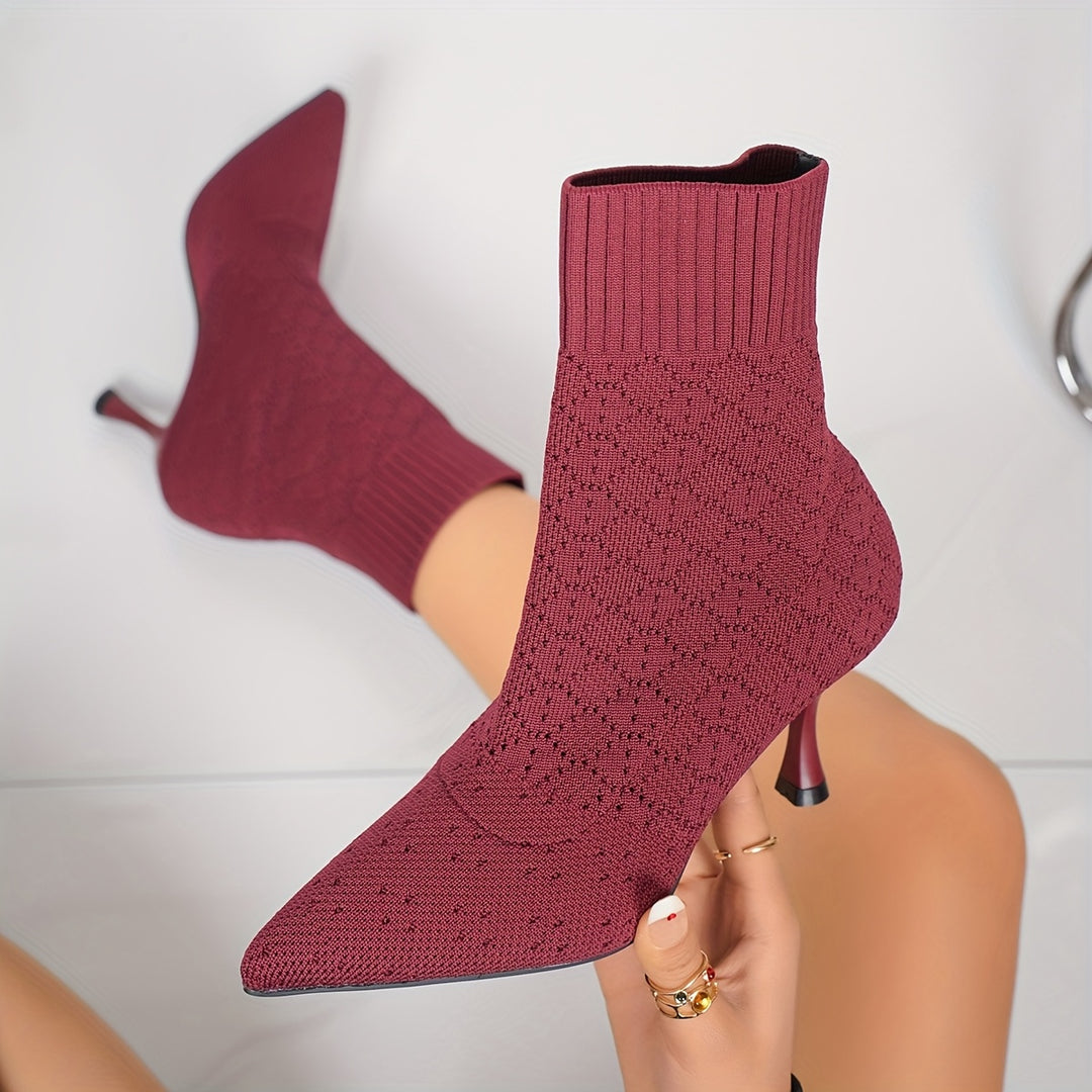 Evangeline | Sleek Pointed Ankle Boots