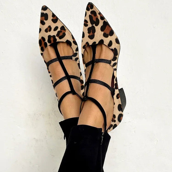Camden | Strappy Pointed Heeled Shoes
